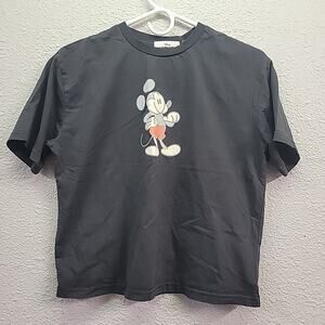 Disney Mickey Mouse Crop Top Women's Small
